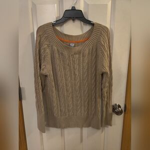 JCP Cable Knit Sweater Size L